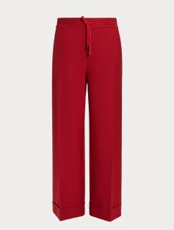 Pantaloni in saglia di misto viscosa