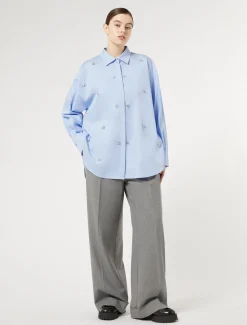 Pantaloni in saglia di misto viscosa