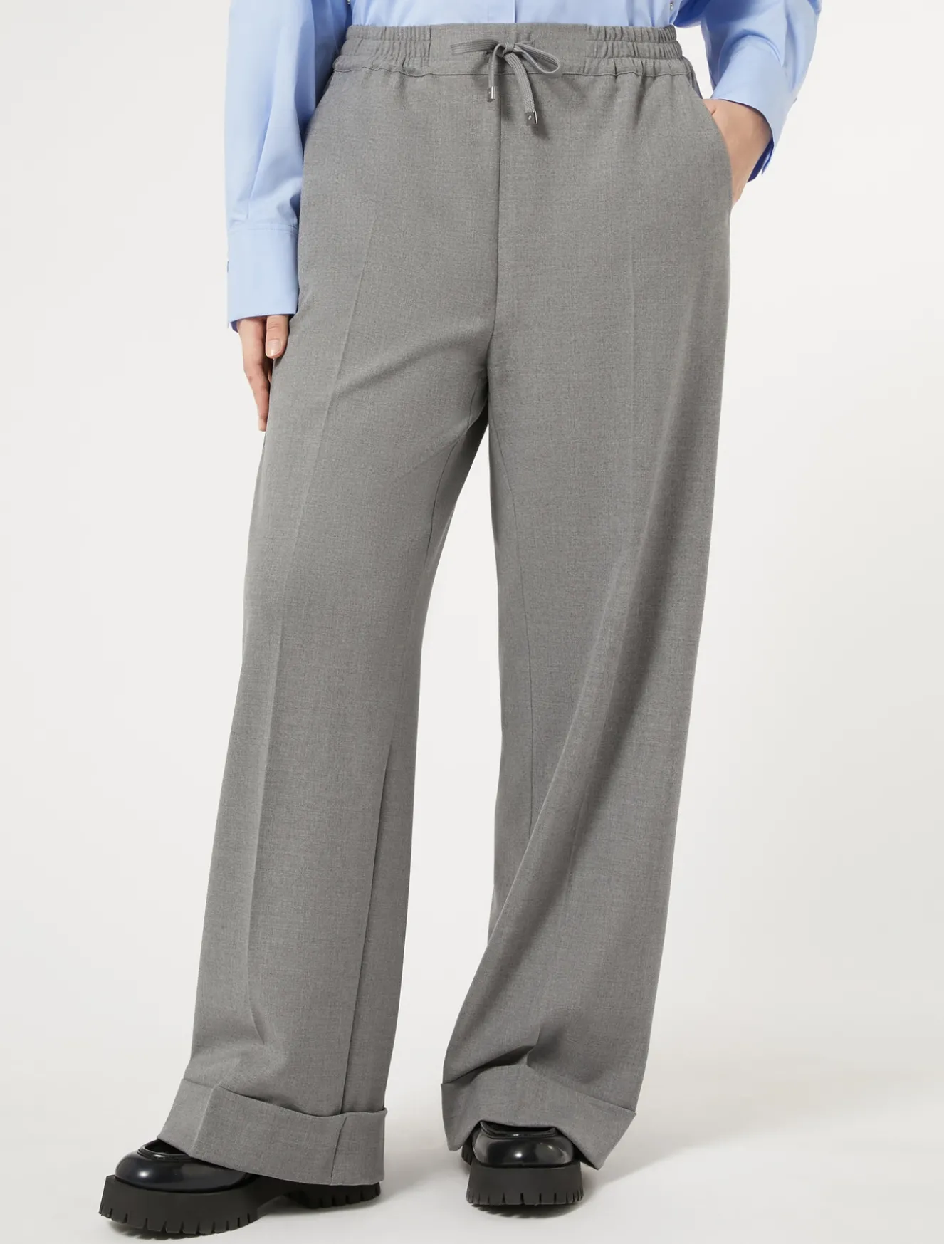 Pantaloni in saglia di misto viscosa