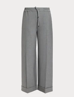 Pantaloni in saglia di misto viscosa