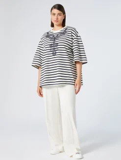 Pantaloni in saglia di viscosa