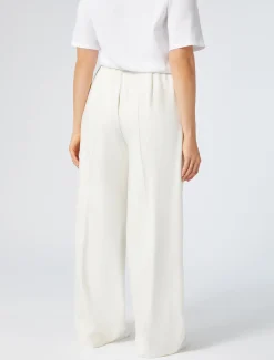 Pantaloni in saglia di viscosa