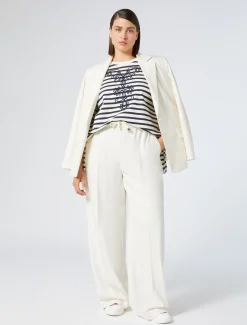 Pantaloni in saglia di viscosa