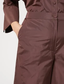 Pantaloni in taffetà