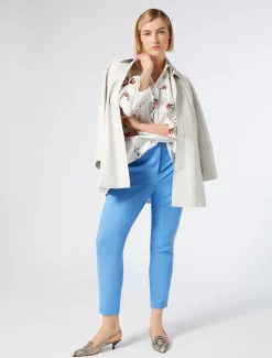 Pantaloni in tela di cotone