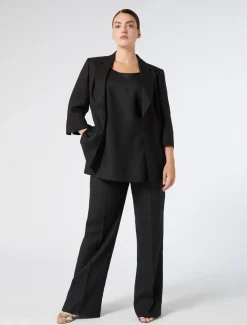 Pantaloni in tela di lino