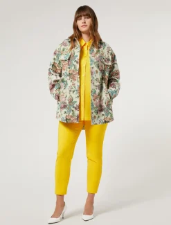 Pantaloni in tela di misto cotone