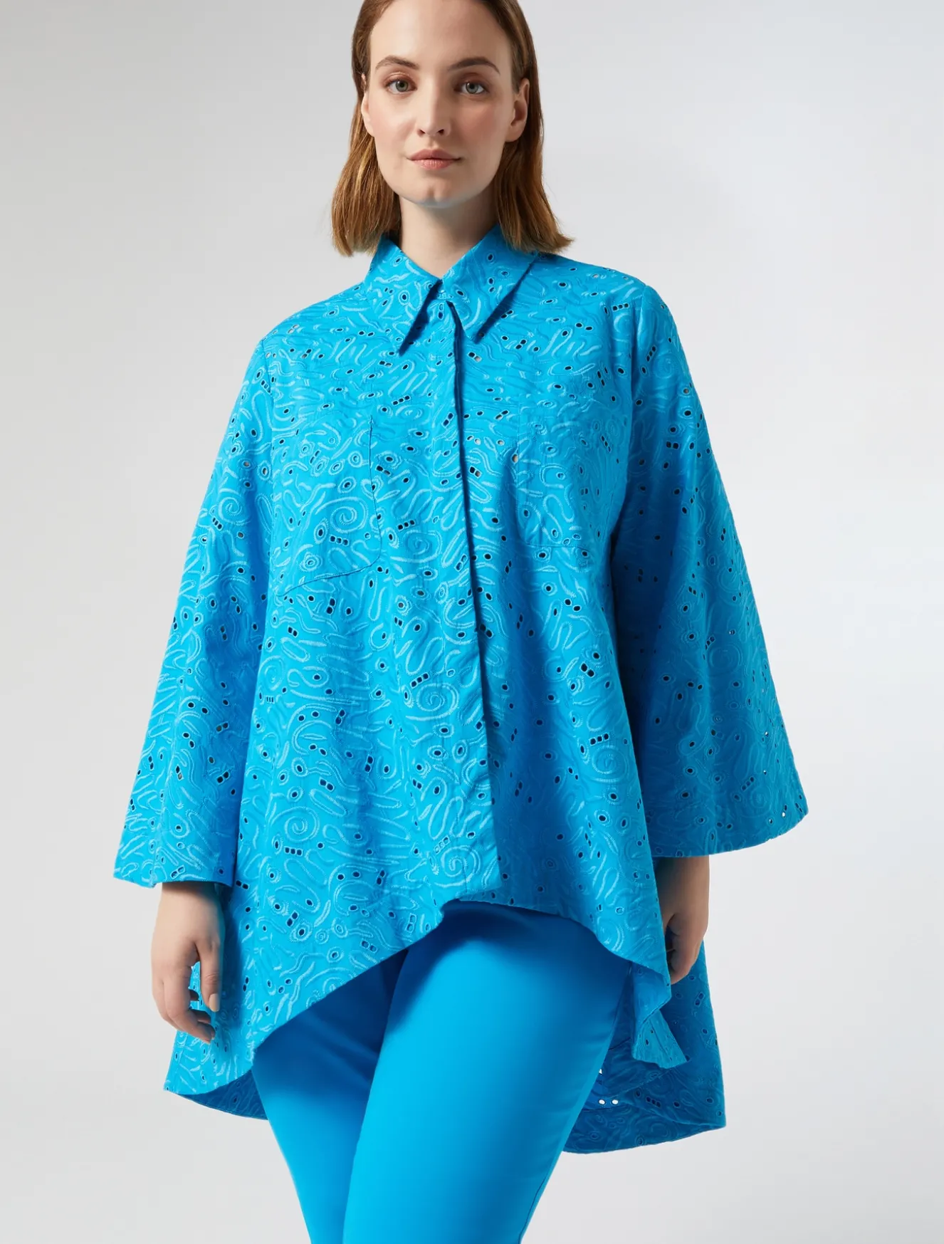 Pantaloni in tela di misto cotone