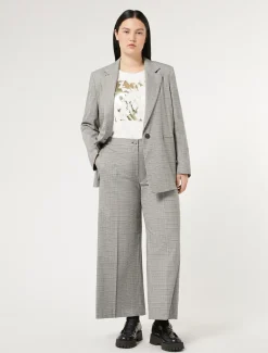 Pantaloni in tela di viscosa