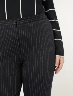 Pantaloni in tessuto punto Milano