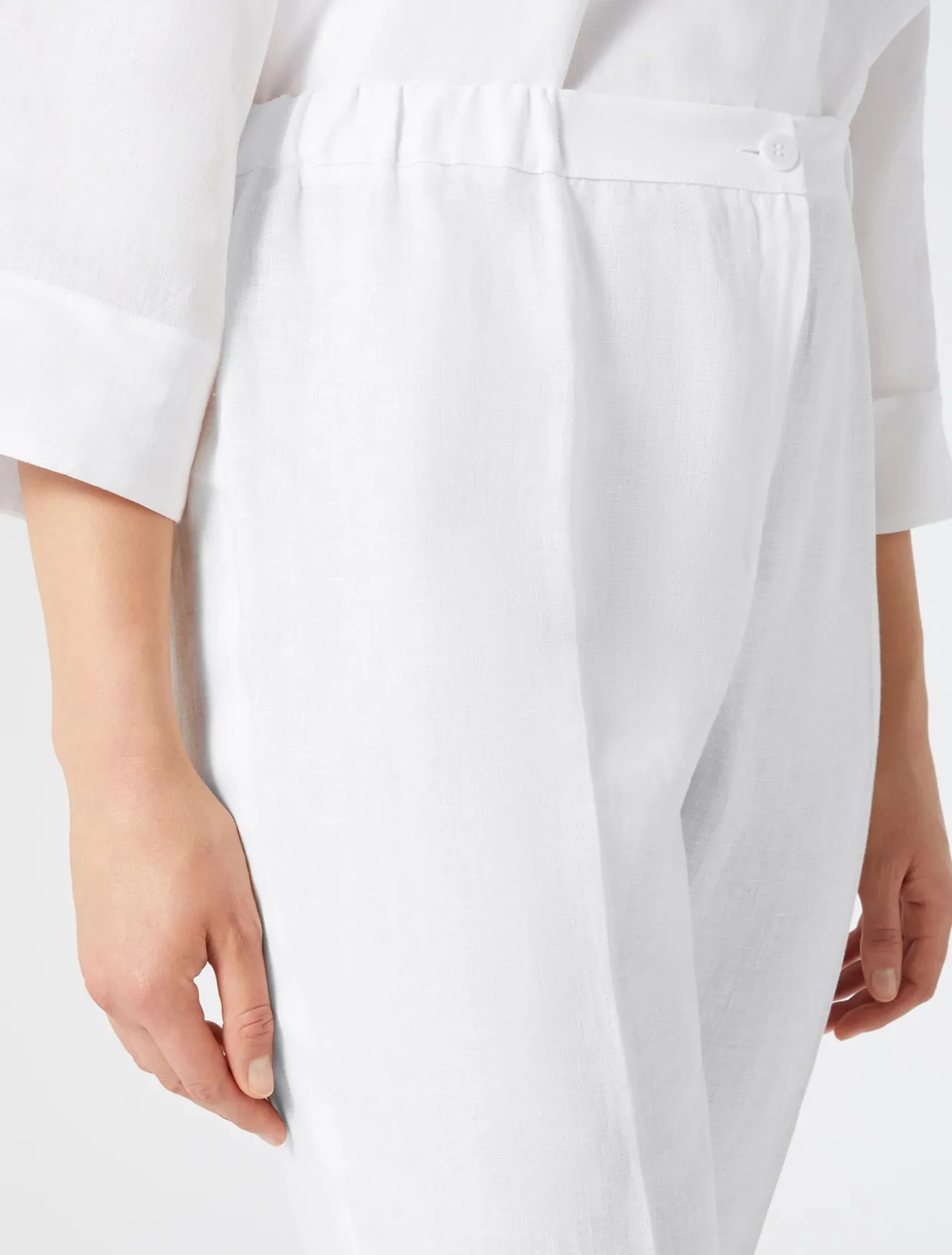 Pantaloni in tessuto spalmato