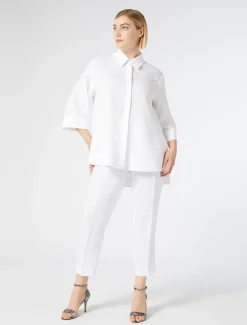 Pantaloni in tessuto spalmato