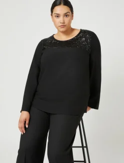 Pantaloni in tessuto tinto filo e viscosa