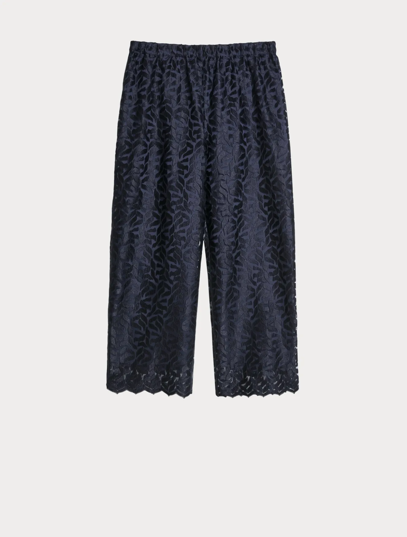 Pantaloni in tulle ricamato