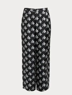 Pantaloni in twill di seta