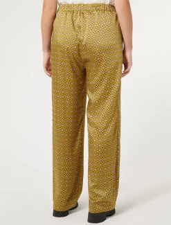 Pantaloni in twill stampato