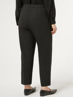 Pantaloni jacquard lurex