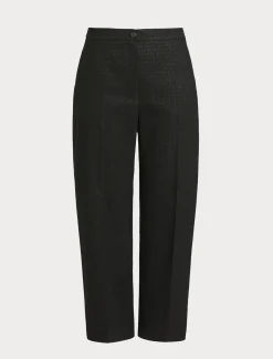 Pantaloni jacquard lurex