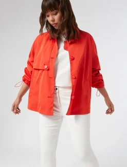 Pantaloni Perfect fit in bull di cotone