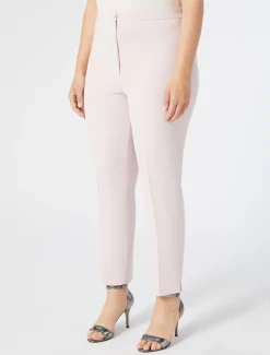Pantaloni slim in cady triacetato