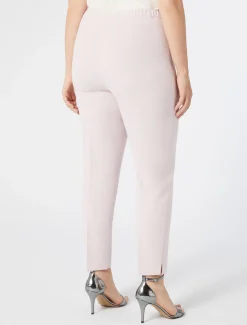 Pantaloni slim in cady triacetato