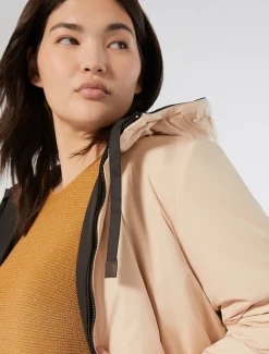 Parka reversibile in tela tecnica antigoccia