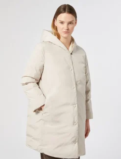 Piumino in taffettà e tela di nylon antigoccia