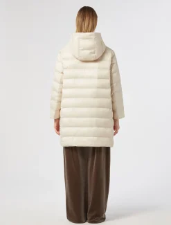 Piumino in taffettà e tela di nylon antigoccia