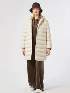 Piumino in taffettà e tela di nylon antigoccia