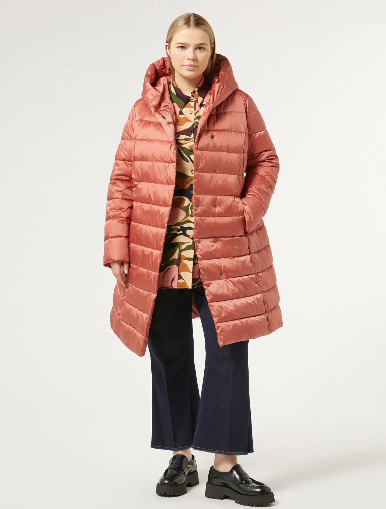 Piumino in tela di nylon antigoccia