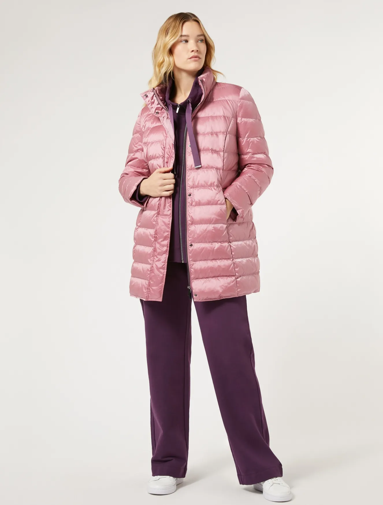 Piumino in tela di nylon antigoccia