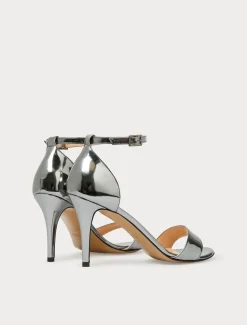 Sandali effetto specchio