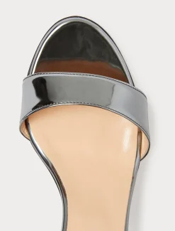 Sandali effetto specchio