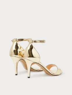 Sandali effetto specchio