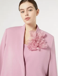 Spilla in organza di seta