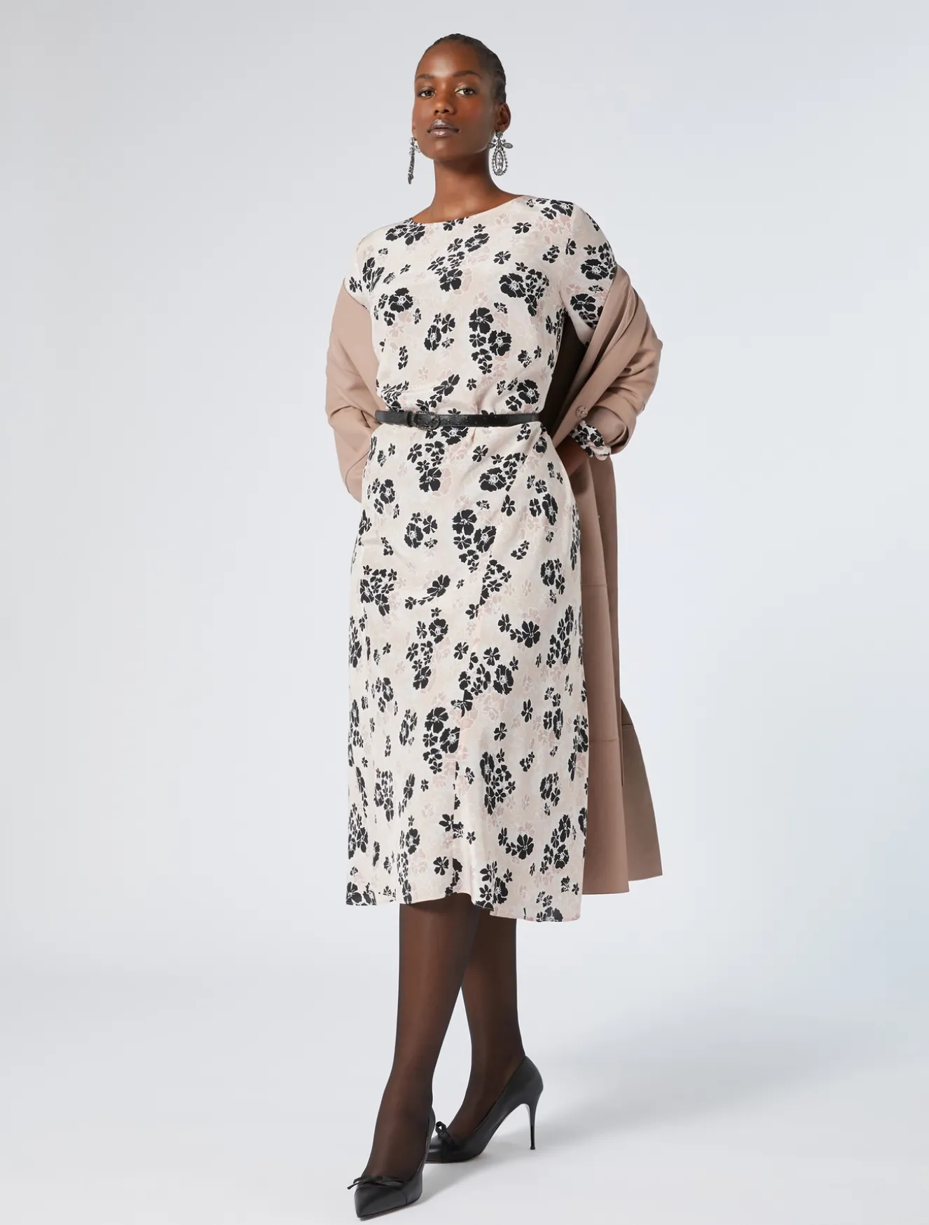 Spolverino in nappa e jersey