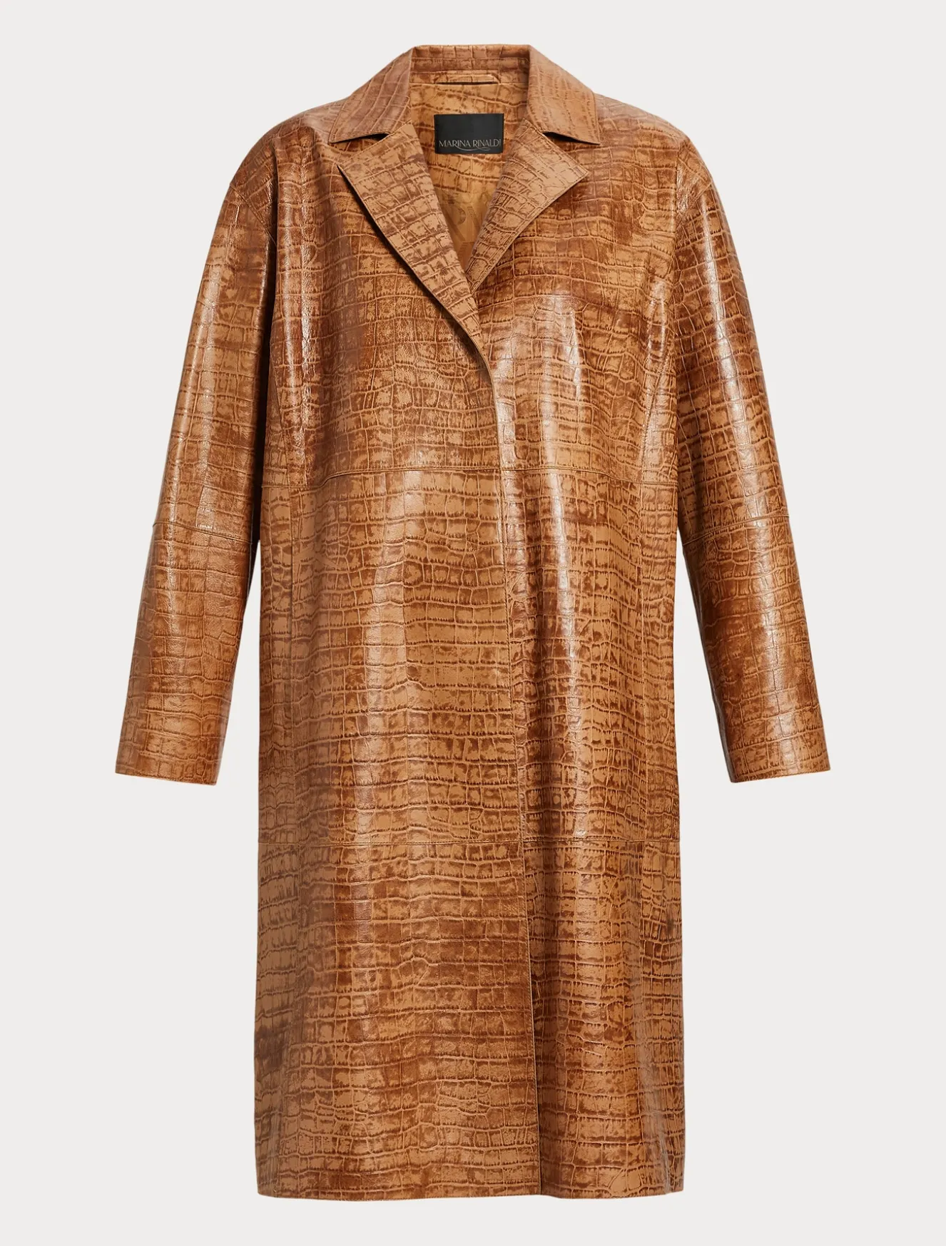 Spolverino in nappa stampa cocco