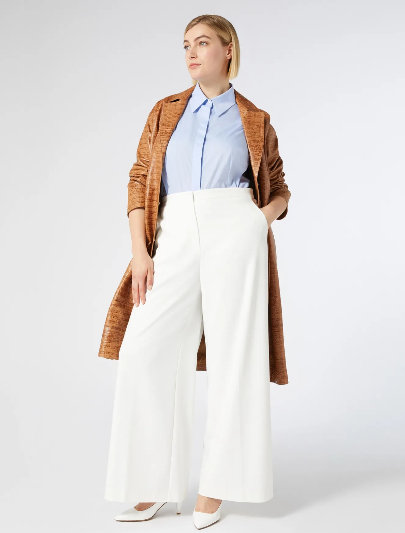 Spolverino in nappa stampa cocco