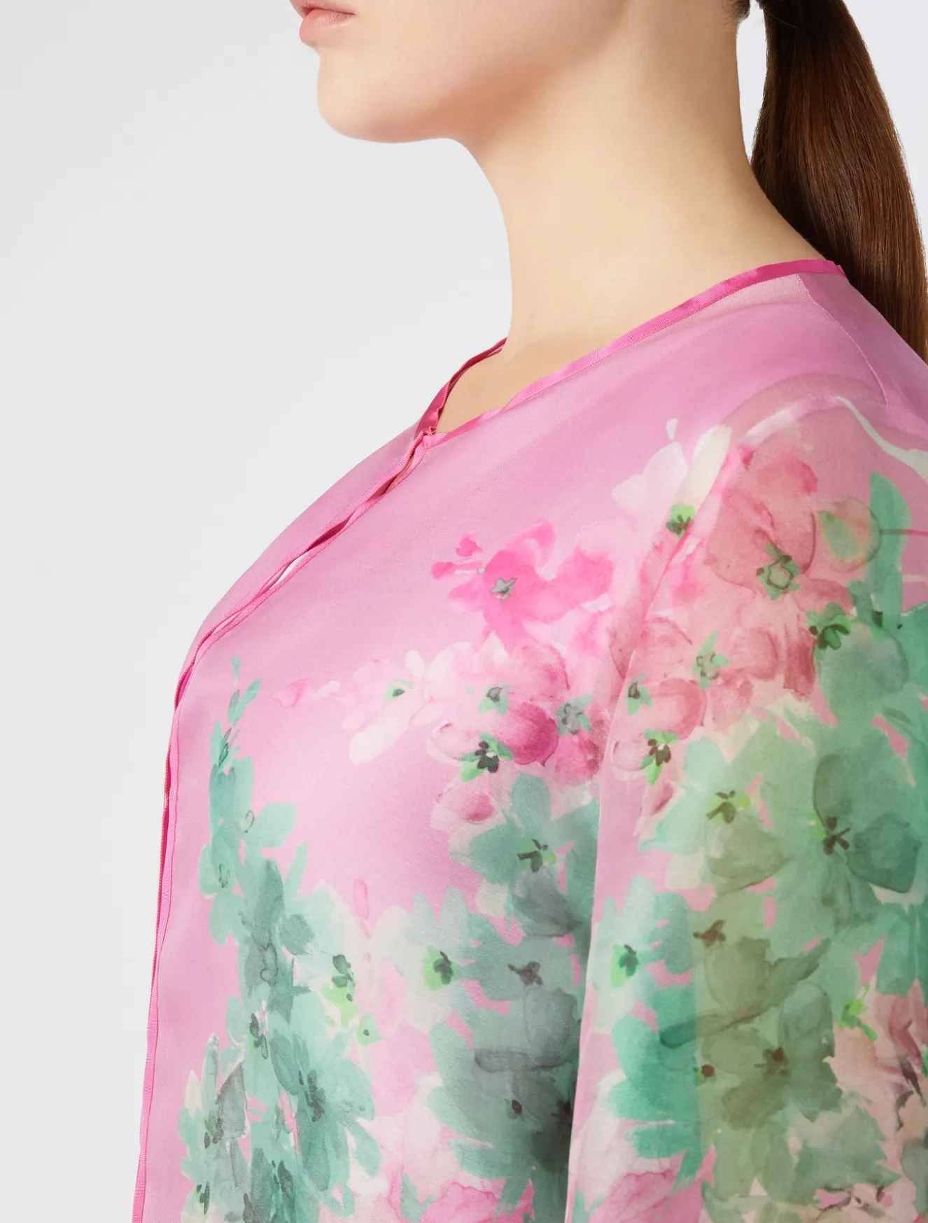 Spolverino in organza di seta