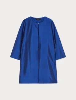 Spolverino in shantung di seta