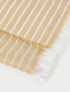 Stola in tessuto gessato