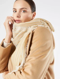 Stola in tessuto gessato