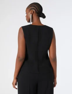 Top in cady triacetato