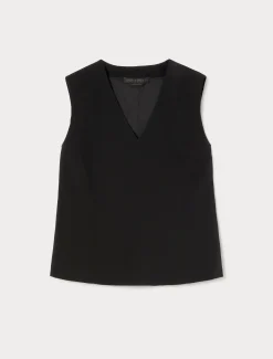 Top in cady triacetato