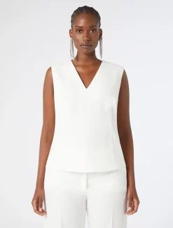 Top in cady triacetato