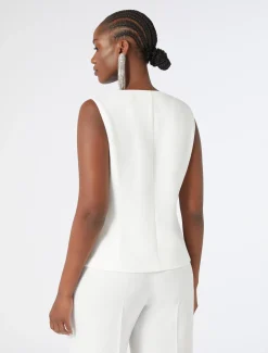 Top in cady triacetato