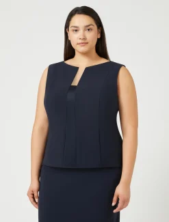 Top in cady triacetato