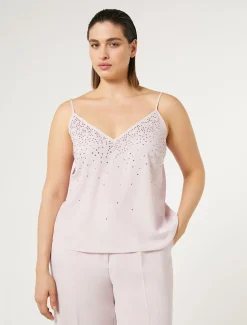 Top in crêpe de Chine