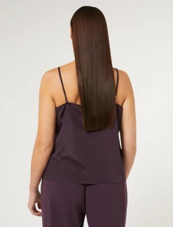 Top in crêpe de Chine