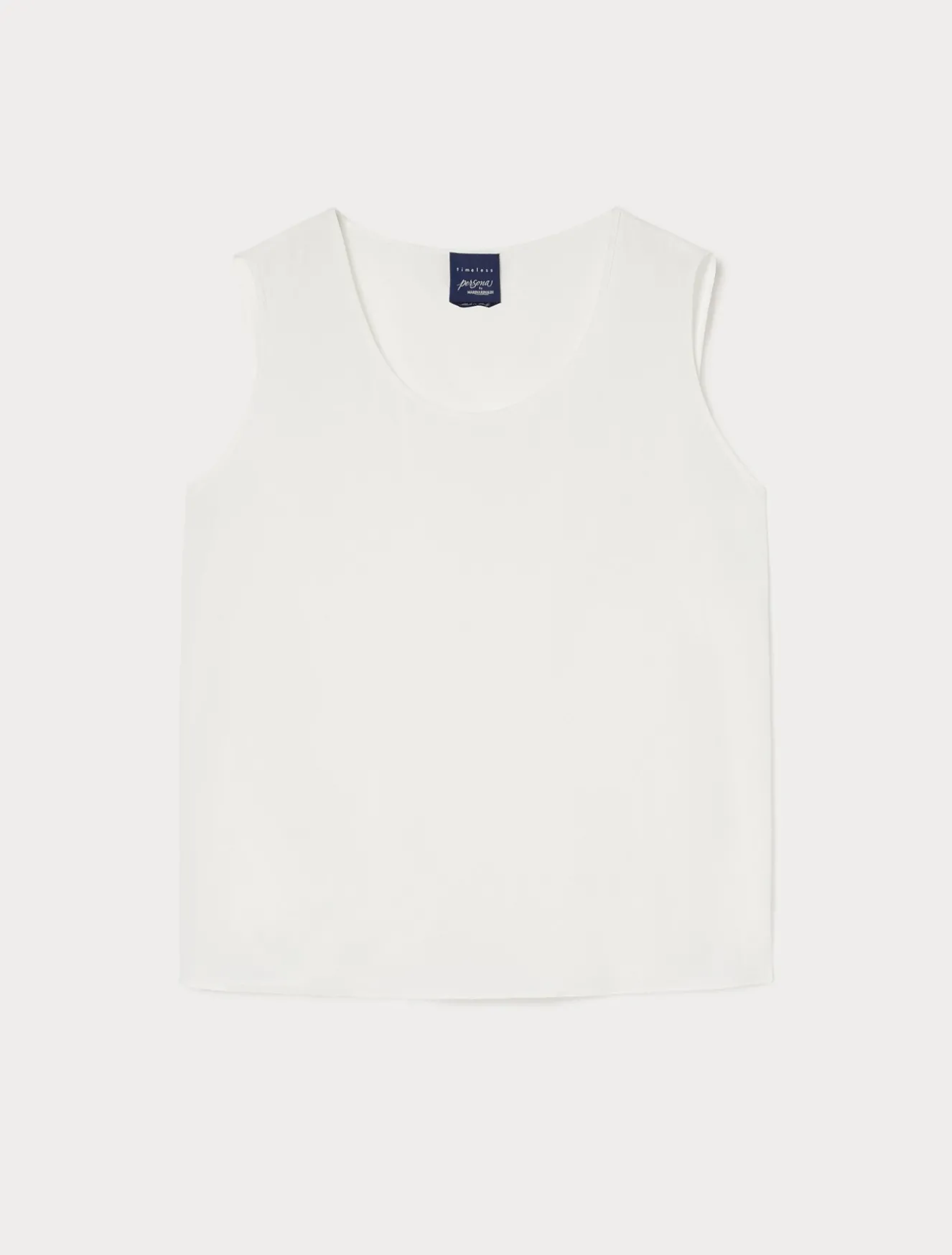 Top in crêpe de Chine di misto seta